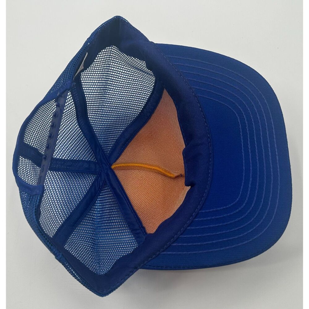 Vintage Warp's Plastics Trucker Hat Mesh Snapback Retro Made USA Cap Snapback - Picture 5 of 5